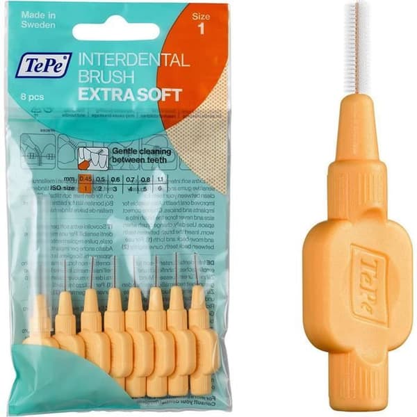Tepe Extra Soft Interdental Borstar - Orange - 25 Styck