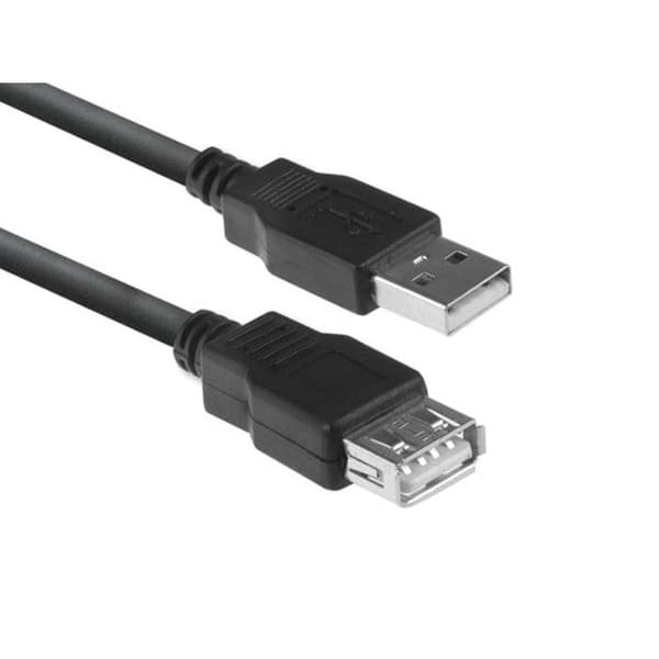 ACT USB 2.0 A hane - En honförlängningskabel - 3 m