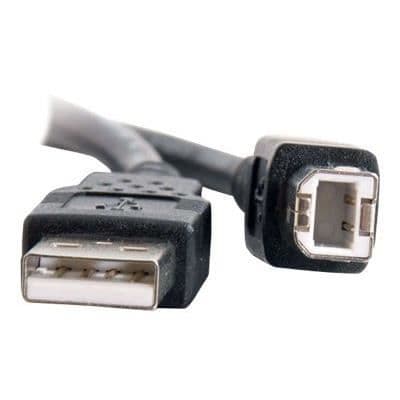USB 2.0 A-b kabel - 2 m - Svart - Cables To Go
