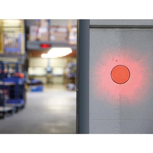 LED-Stroboskop - Röd - 12 Vcc - ø 77 Mm