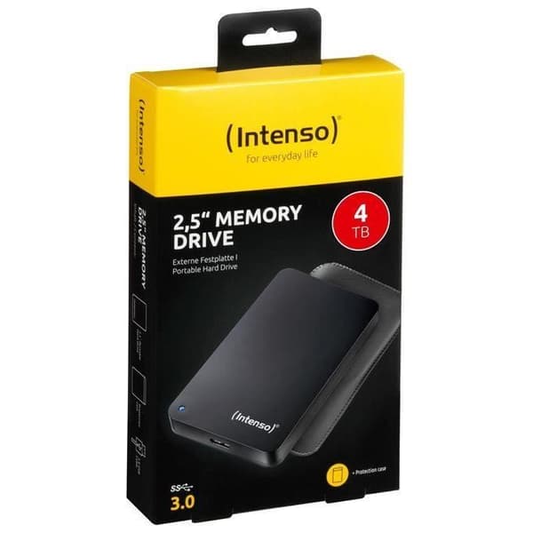 Intenso Memory Drive Extern hårddisk 4000 GB Svart