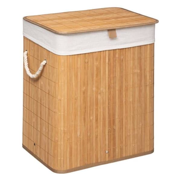 Tvättkorg 60L bambu - 5 five simply smart