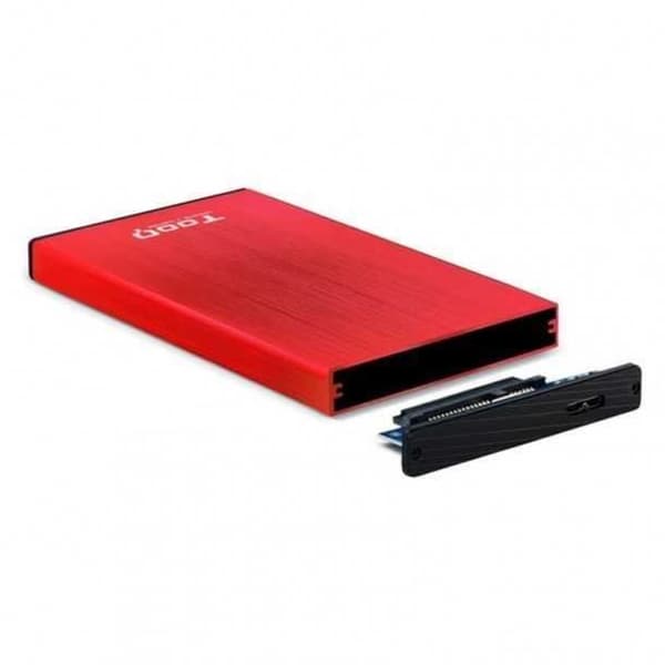 Hårddiskhölje - TooQ - TQE-2527 - 2,5" - USB 3.0 - Röd