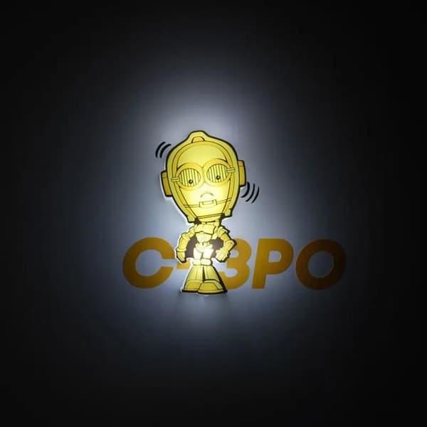 Mini lampa 3D Light FX C-3PO 3D
