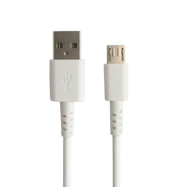 Laddare 2A - MYWAY - Micro USB - 1m - Vit - Laddningsaccessoar
