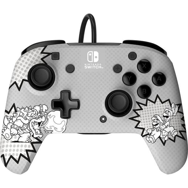 Spelkontroll - PDP - Återmatch - Trådad - Multifarbig - Nintendo Switch