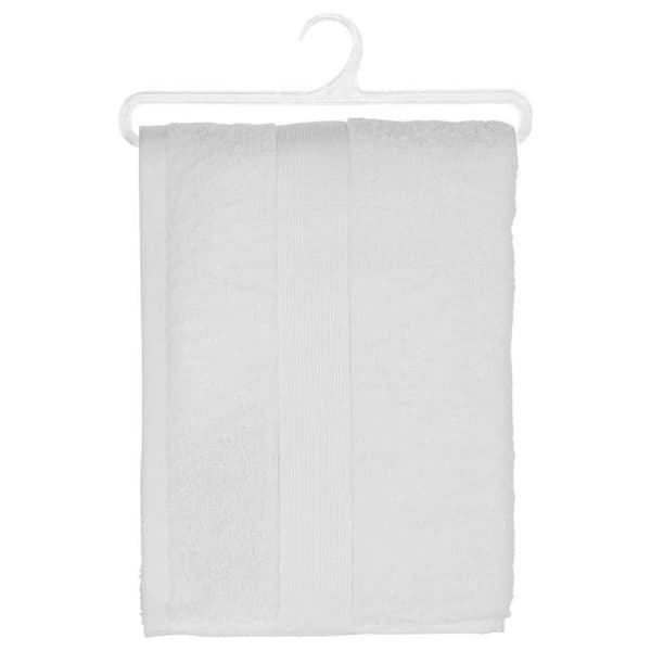 Duschhandduk "Essentiel" vit bomull 70x130cm