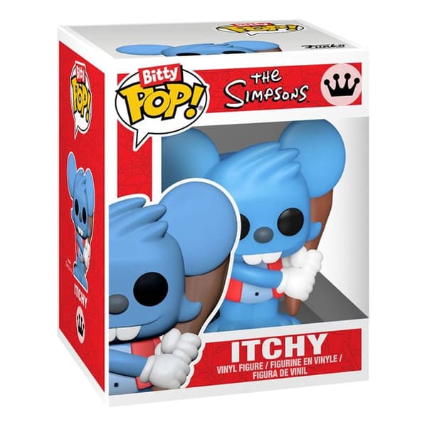 Pack 4 Figurer Funko Bitty Pop Simpsons Itchy