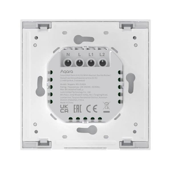 Väggbrytare - AQARA - WS-EUK04 - Vit - ZigBee 3.0 - 2 knappar