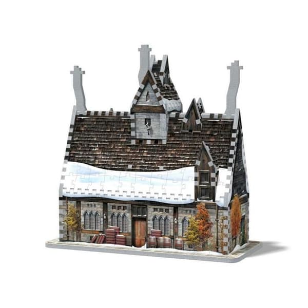 Harry Potter 3D-pussel - Hogsmeade - De tre kvastskaften