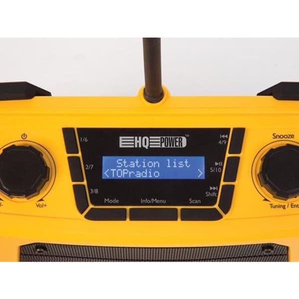 Robust Arbetsradio - Dab/dab+/fm - 2 X 2.5 W