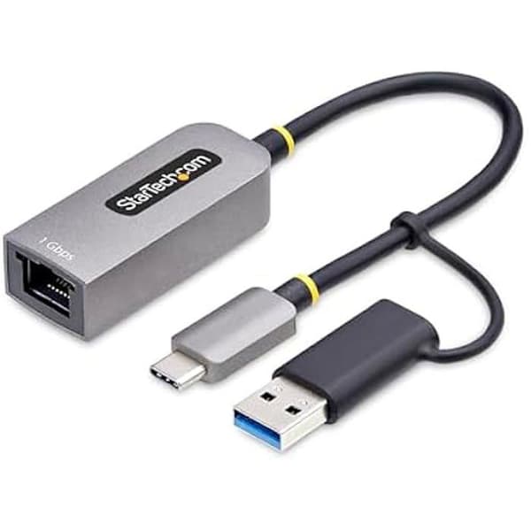 USB-C till Ethernet-adapter - STARTECH.COM - 10/100/1000Mbps - USB 3.0 - Kompakt design - 15 cm kabel