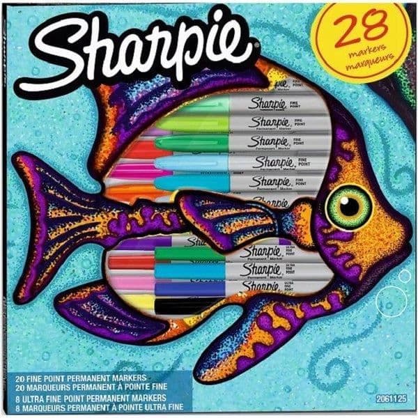 Sharpie 2061125 markör 28 st Multicolor Fin spets