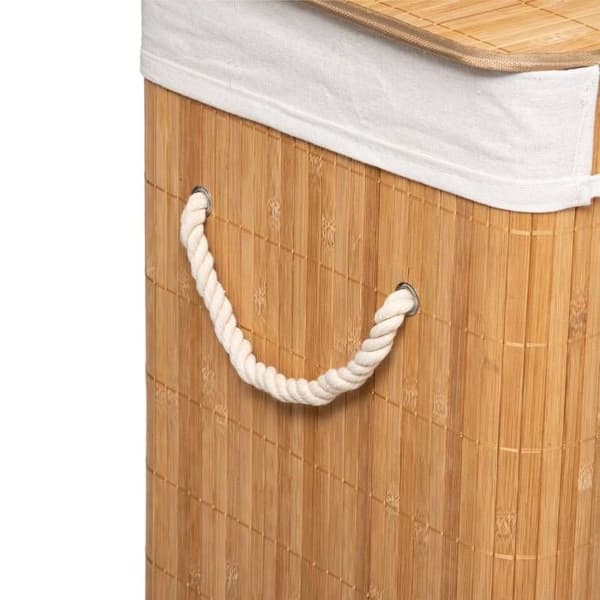 Tvättkorg 60L bambu - 5 five simply smart