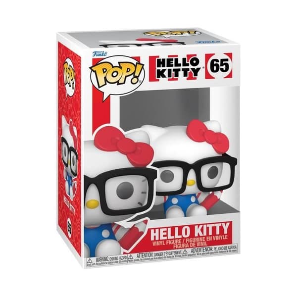 Samlarfigur - FUNKO - Hello Kitty Nerd - Grå - Flerfärgad - Barn