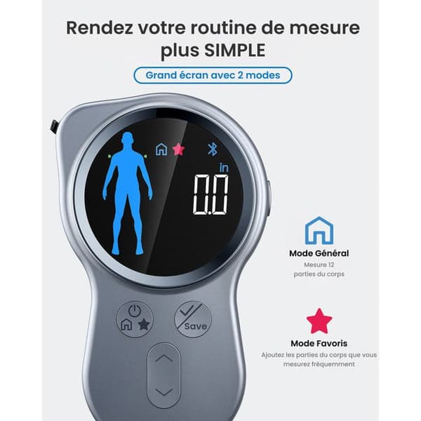 RENPHO - Smart+ kroppsmätare - Bluetooth
