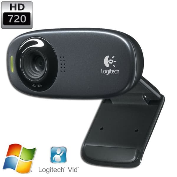 LOGITECH - 720P HD webbkamera - C310 - Svart