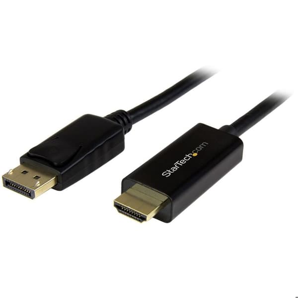 DisplayPort till HDMI-adapterkabel - STARTECH.COM - 2 m - 4K - HDCP/DPCP - Svart