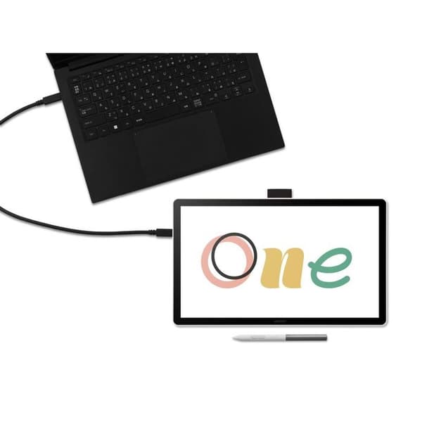 Wacom DTC141W0 Svart, Vit