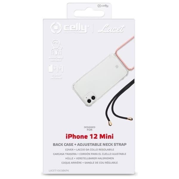 Celly Coque iPhone 12 Mini Transparent