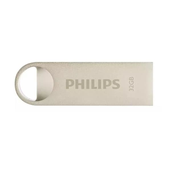 Hårddisk - PHILIPS - USB 2.0 32 GO MOON EDITION - Grå - 32 Go - USB Typ A