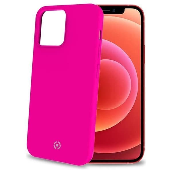 Coque - CELLY - iPhone 13 Mini - Krom - Fluorescerande effekt - Rosa