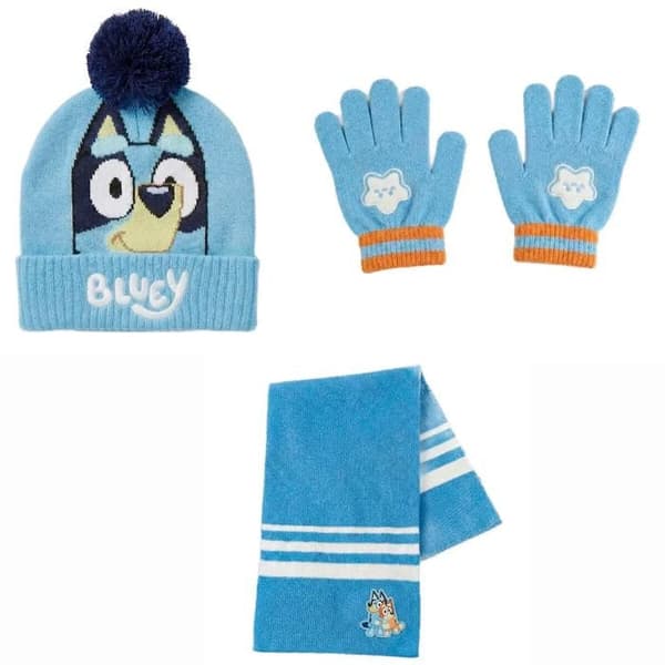 Mössa med handskar barn Cerda Bluey Vinter