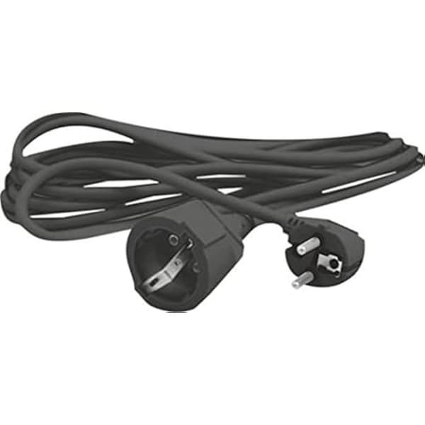 Förlängningsslang - SILVER ELECTRONICS - 9210 - 10 m - Barnskydd - Svart
