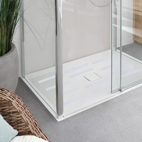 Antiskid remsor - ORYX - 12 bitar - Vit - Transparent - 200 x 20 mm