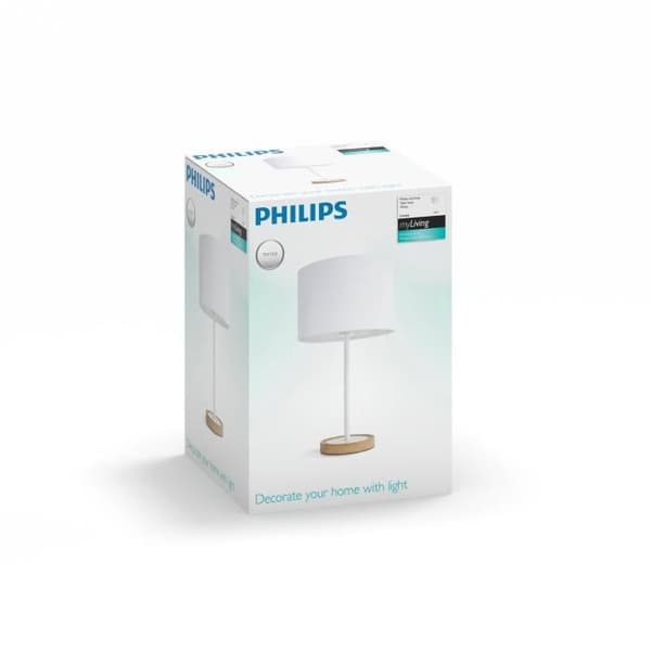 PHILIPS Bordsbelysning Limba 1x40W vit