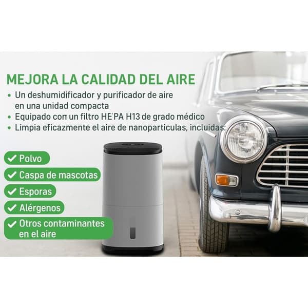 MEACO ARETE® One 20L avfuktare och luftrenare