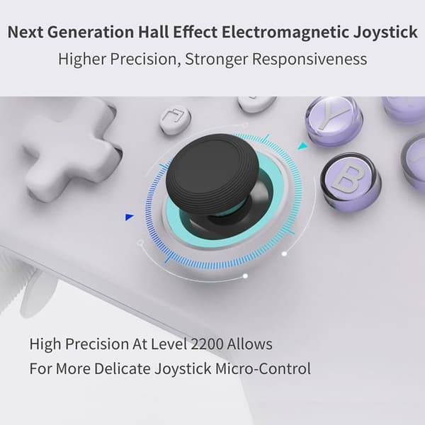 GuliKit Spelkontroll KK3 Max Trådlös Joysticks Hall Vibration HD