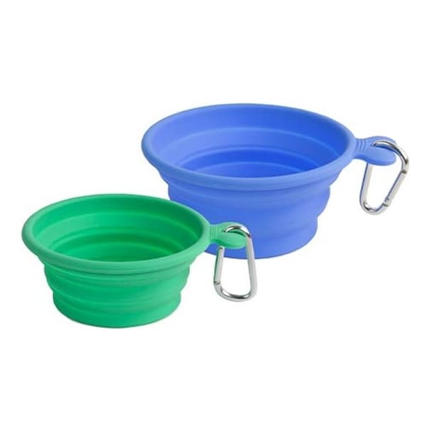 Resefoder - IBAÑEZ - Grön - 400 ML - Silikon - Fällbar