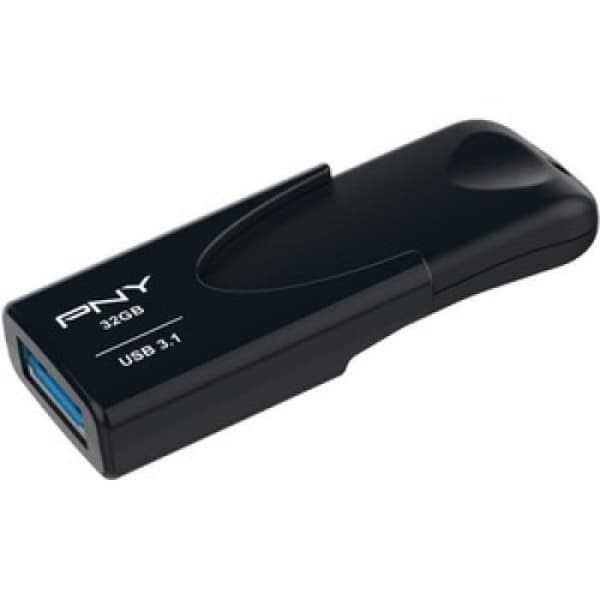 Flashminne - ATTACH - 4 3.1 - 32 Go - USB 3.1 - Svart