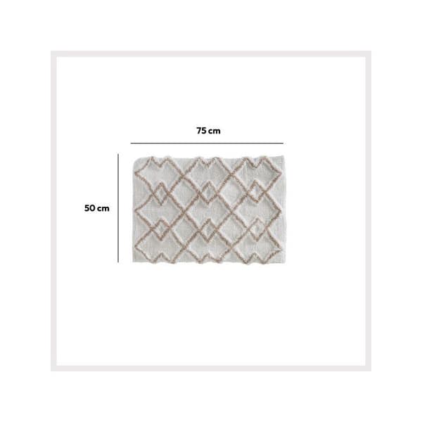 Matta 50x75cm grå och vit - 5 five simply smart