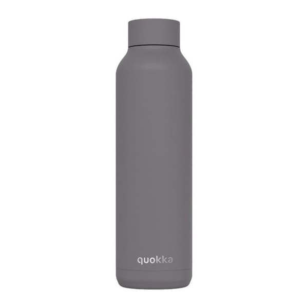 Isolerad flaska - Quokka - Solid - Rostfritt stål - 630 ml - Grå