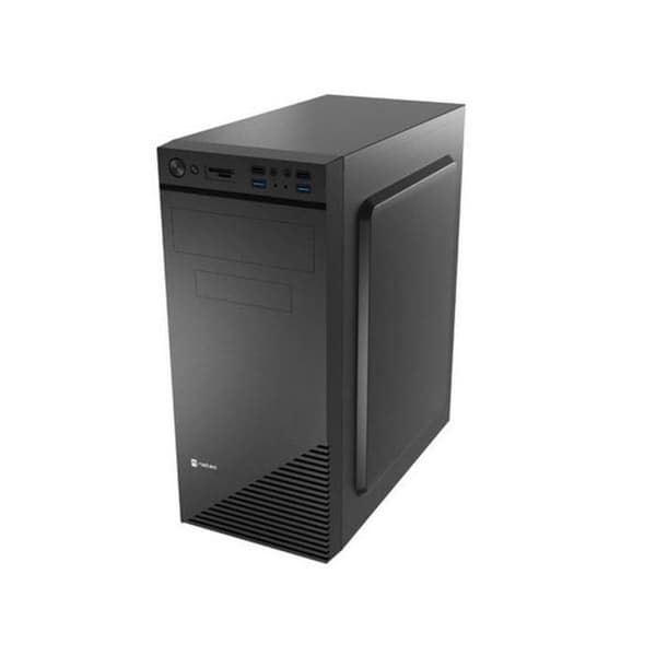 PC-chassi - NATEC - Cabassu G2 - Midi Tower - USB 3.0 - Grå/Svart
