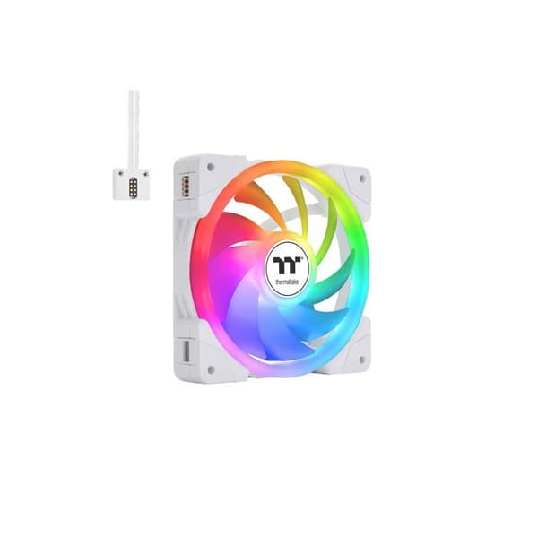 PC Fläkt 140MM THERMALTAKE SWAFAN EX14 ARGB Vit