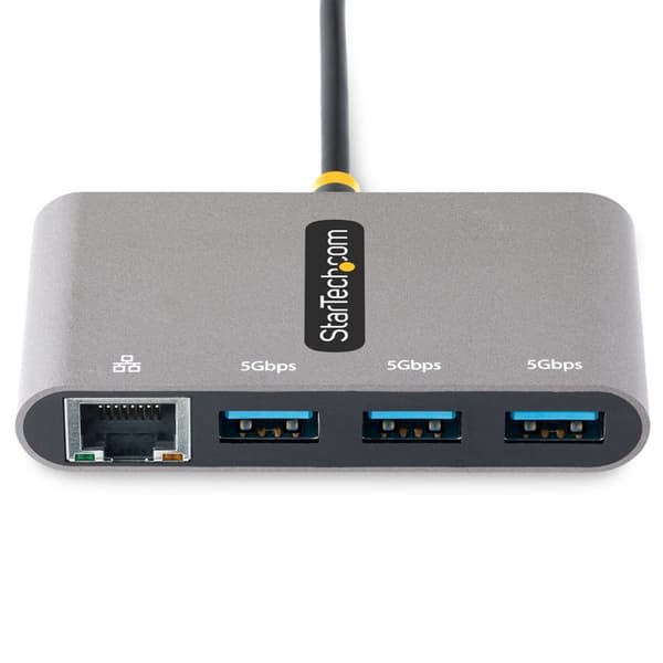 USB-C-hub - Startech - HB30C3A1GEA2 - 4 portar - 10 Gbit/s - Kompatibel med Linux