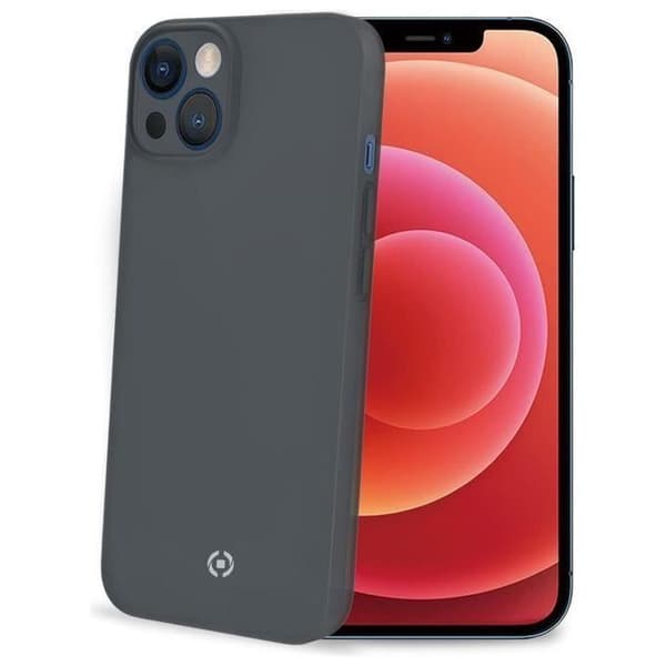 Coque - CELLY - IPH14 Max - Svart - Flexibel - Stötskydd