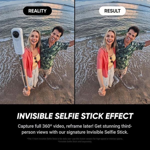 Pack Insta360 X5 Standard -8K Vit satin