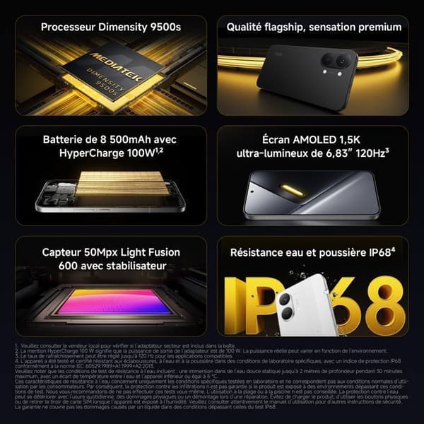 POCO X8 Pro Max 12+256 Svart Processor Dimensity 9500s