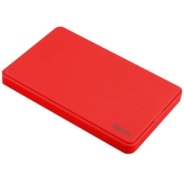 Hölje för hårddisk - approx! APPHDD200 - 2,5" - SATA - Röd