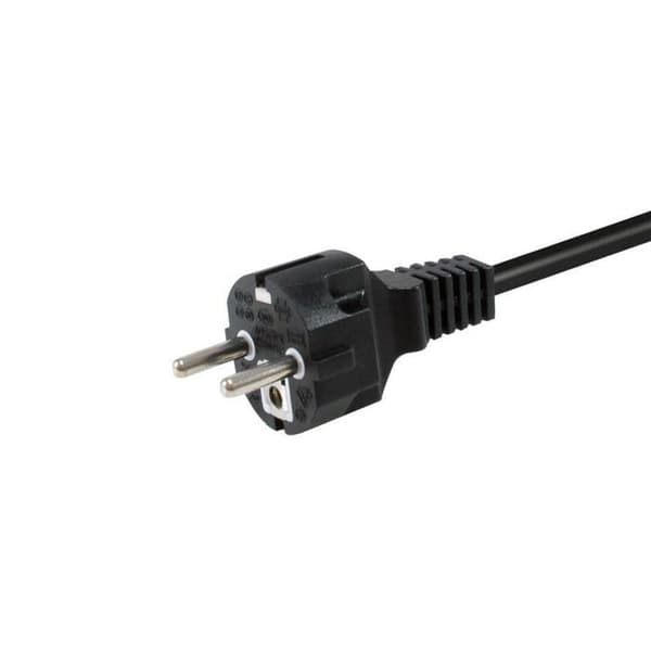 Strömkabel - Utrustning - Schuko till CEE7/3 - Svart - 3 m