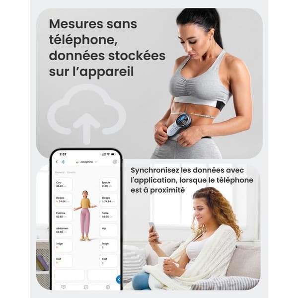 RENPHO - Smart+ kroppsmätare - Bluetooth