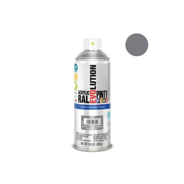 Sprayfärg Pintyplus Evolution Vattenbaserad 520cc Ral 7012 Basaltgrå