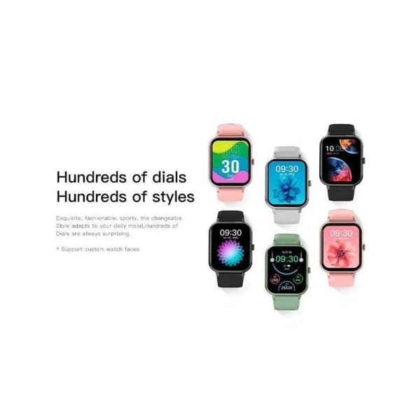 Smartwatch Cool Forest Silikongrey - Bluetooth-samtal - Vibrationsalarm - Spårningsdata
