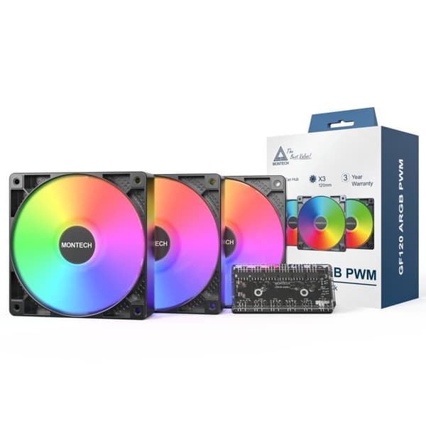 Montech GF120 PWM ARGB Fläkt