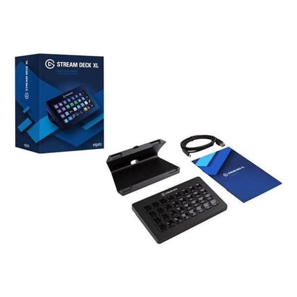 Streaming kontrollpanel - ELGATO - Stream Deck XL - 32 anpassningsbara LCD-knappar - USB-C - OBS/Twitch integration