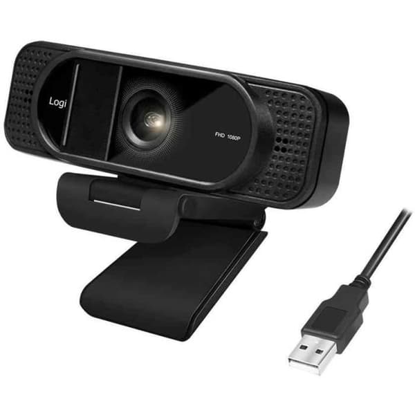 Dual-Micro Full HD USB-webbkamera, svart